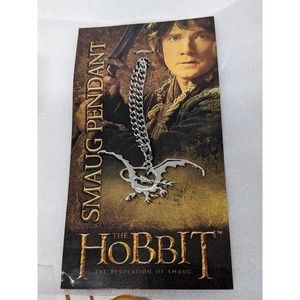 the Hobbit Smaug Dragon Pendant Necklace - Lord of the Rings LOTR Collection